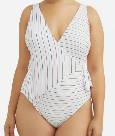 Cheeky High Leg 1 Piece Swimsuit Bathing Suit 2X - Picture 3 of 4